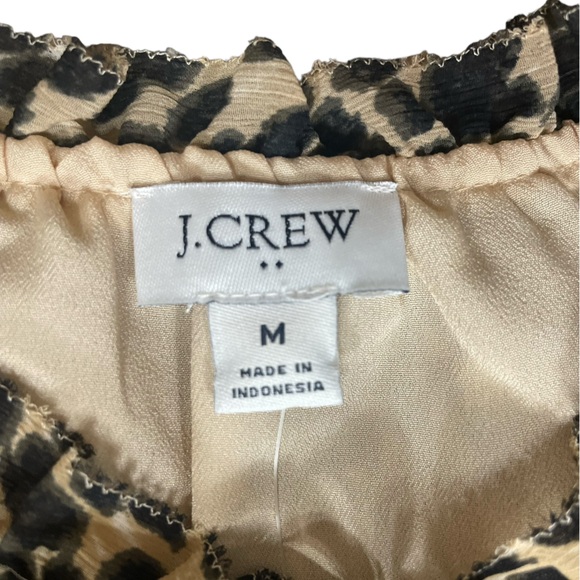 NWT J. Crew Factory Animal Print Sleeveless Top (P) - Picture 7 of 10
